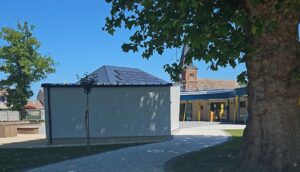 agrandissement maternelle et garderie et local à vélo